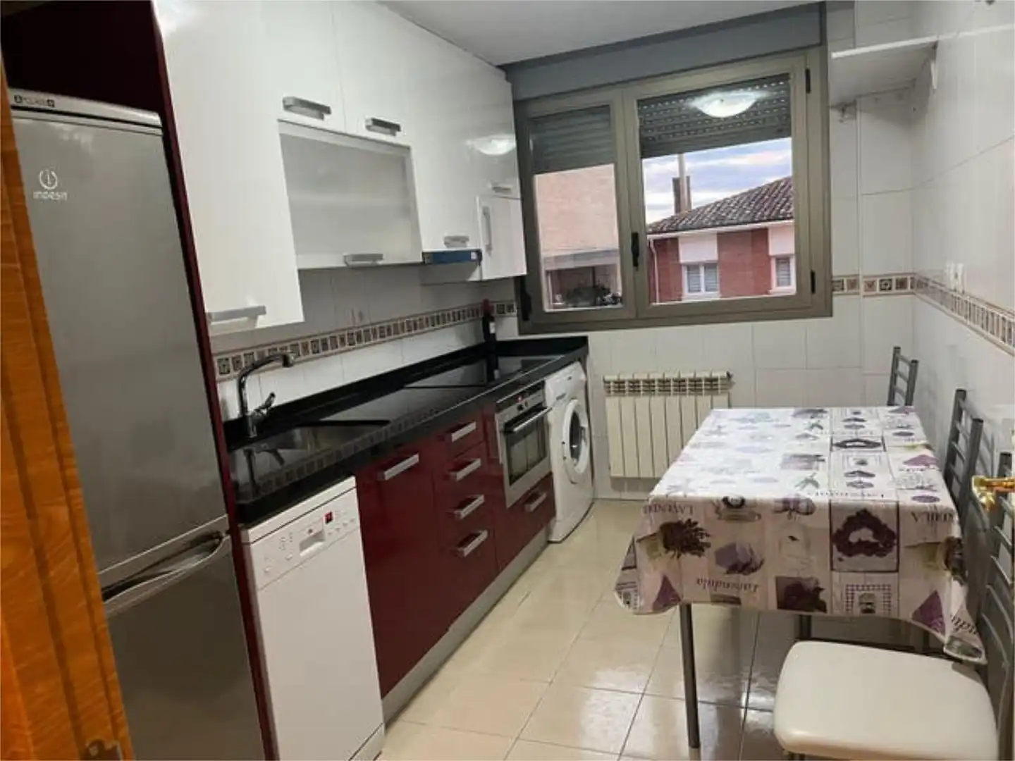 Cocina de Piso de alquiler en Villamediana de Iregua con Calefacción, Jardín privado y Piscina