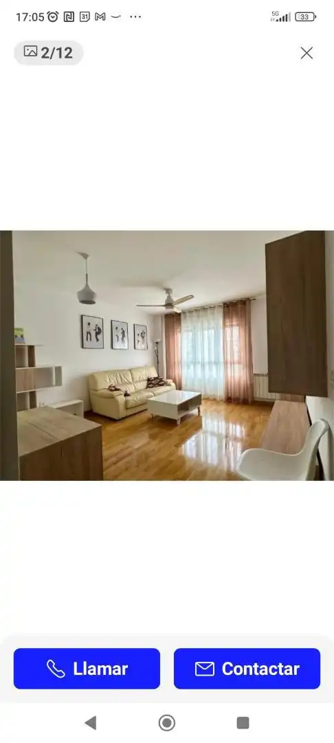 Sala de estar de Apartamento de alquiler en Arroyo de la Encomienda con Calefacción, Parquet y Trastero