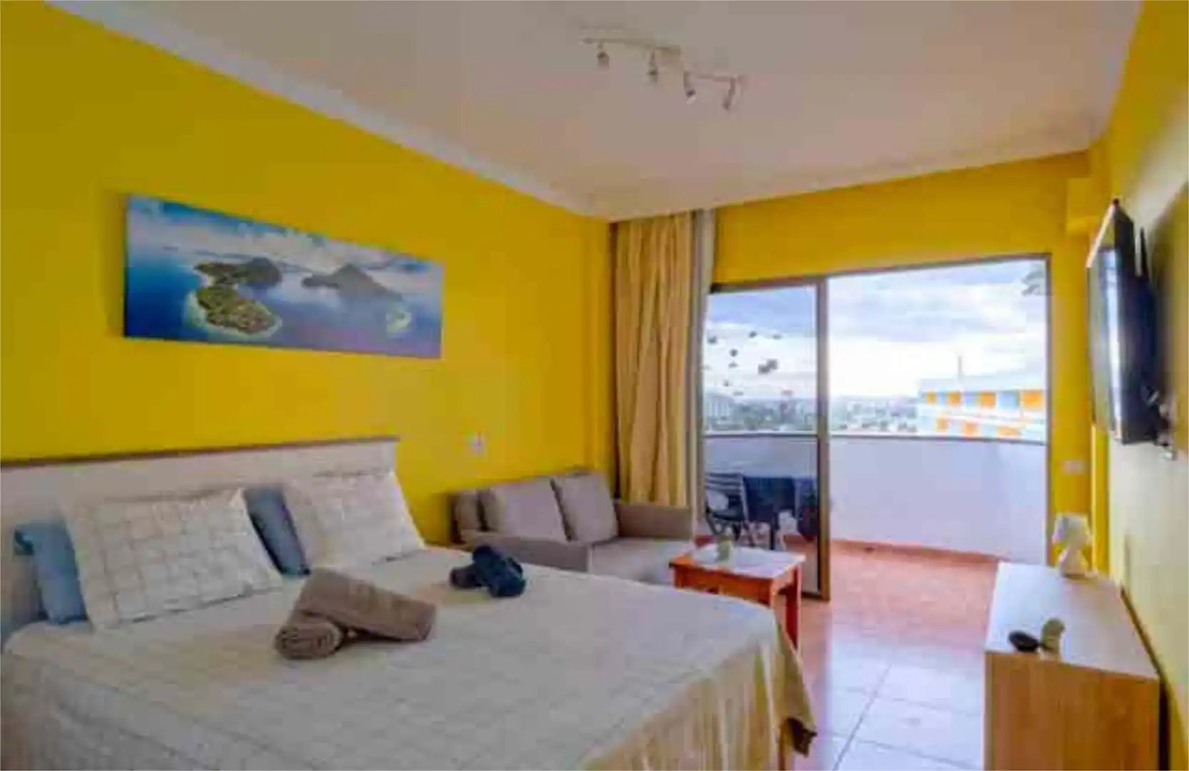 Schlafzimmer von Dachboden zum Verkauf in San Bartolomé de Tirajana mit Terrasse und Schwimmbad