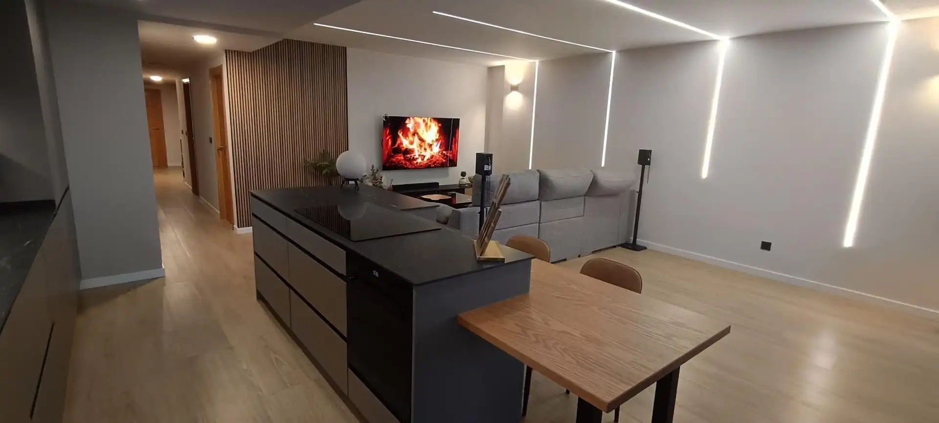 Pis de lloguer a Avenida de Villajoyosa, 105, Albufereta Sala d'estar de Pis de lloguer en Alicante / Alacant amb Aire condicionat, Calefacció i Terrassa