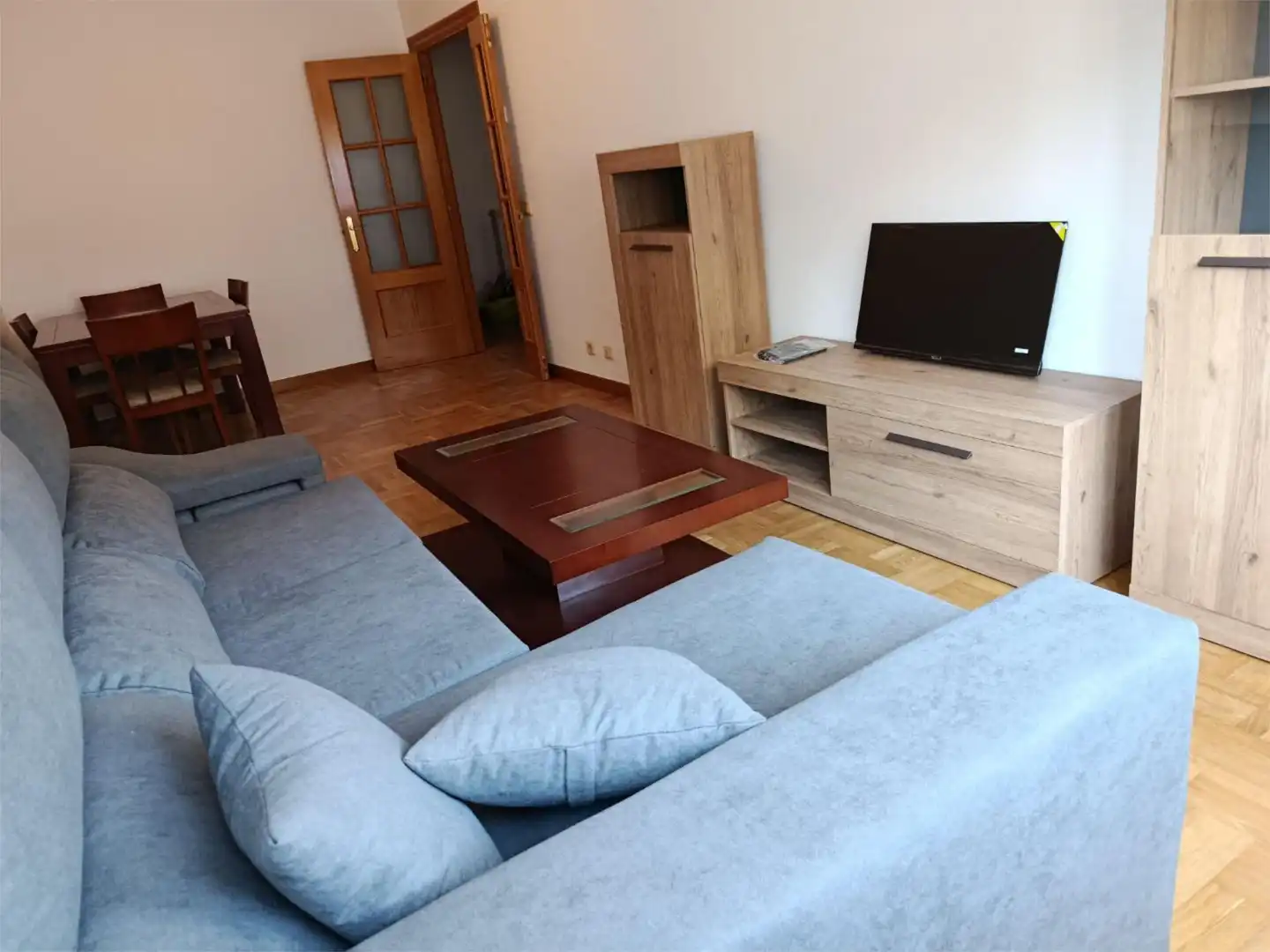 Wohnzimmer von Wohnung zur Miete in Burgos Capital mit Heizung, Terrasse und Möbliert