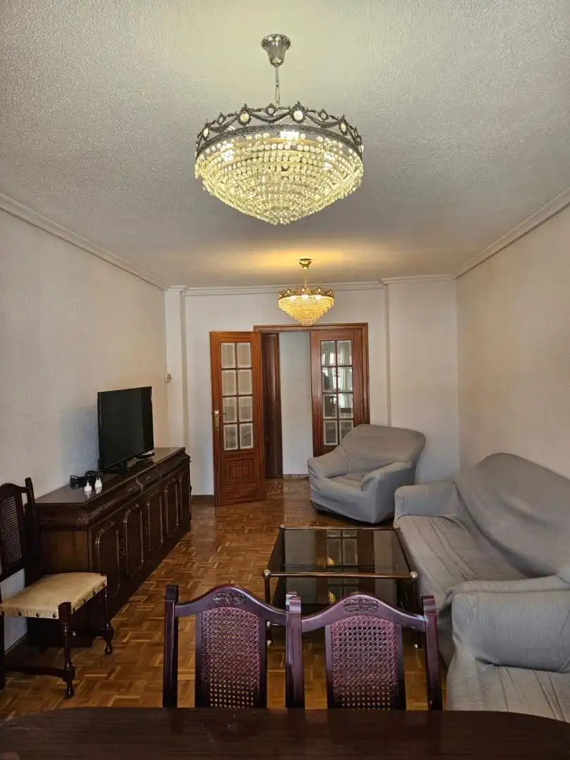Living room of Flat for sale in La Robla   with Terrace and Balcony
