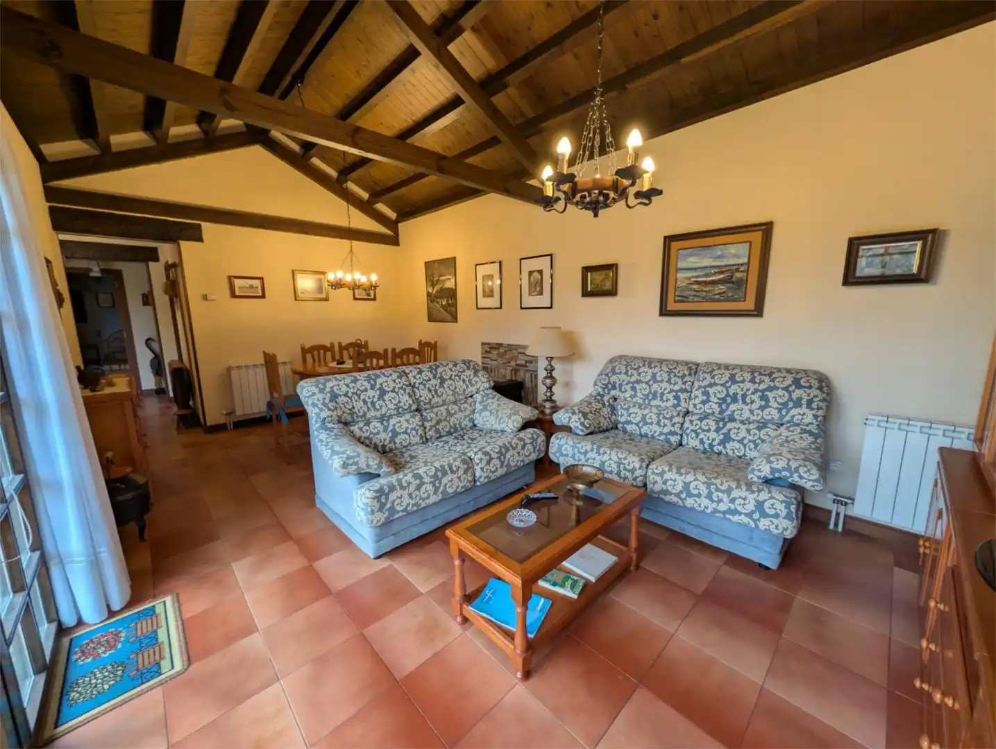 Casa o chalet en venta en Barrio Galizano-los Verdes, 25, Galizano Sala de estar de Casa o chalet en venta en Ribamontán al Mar con Terraza y Piscina