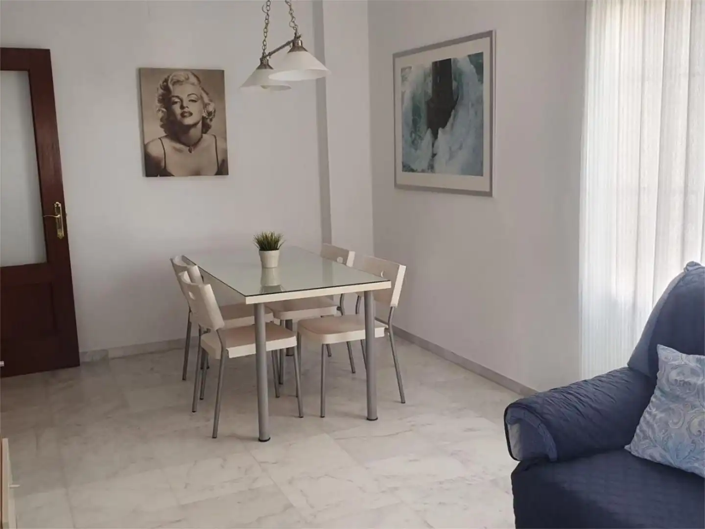 Comedor de Piso de alquiler en Sanlúcar de Barrameda con Aire acondicionado, Terraza y Trastero