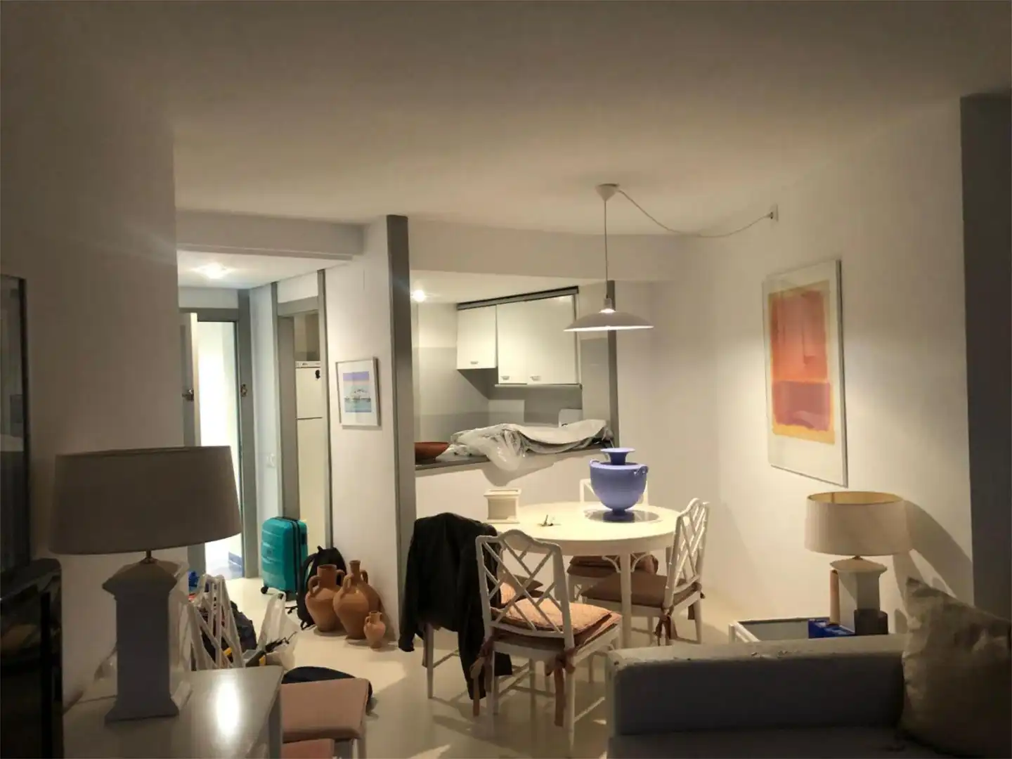 Wohnzimmer von Wohnung zum Verkauf in Eivissa mit Klimaanlage, Schwimmbad und Balkon