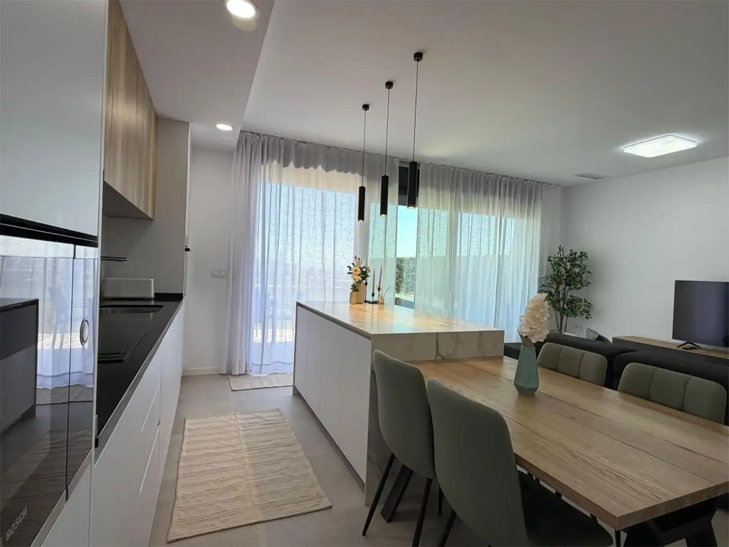 Piso en venta en Carrer de Bolívia, 2a, Balcón de Finestrat - Terra Marina Cocina de Piso en venta en Finestrat con Aire acondicionado, Terraza y Piscina