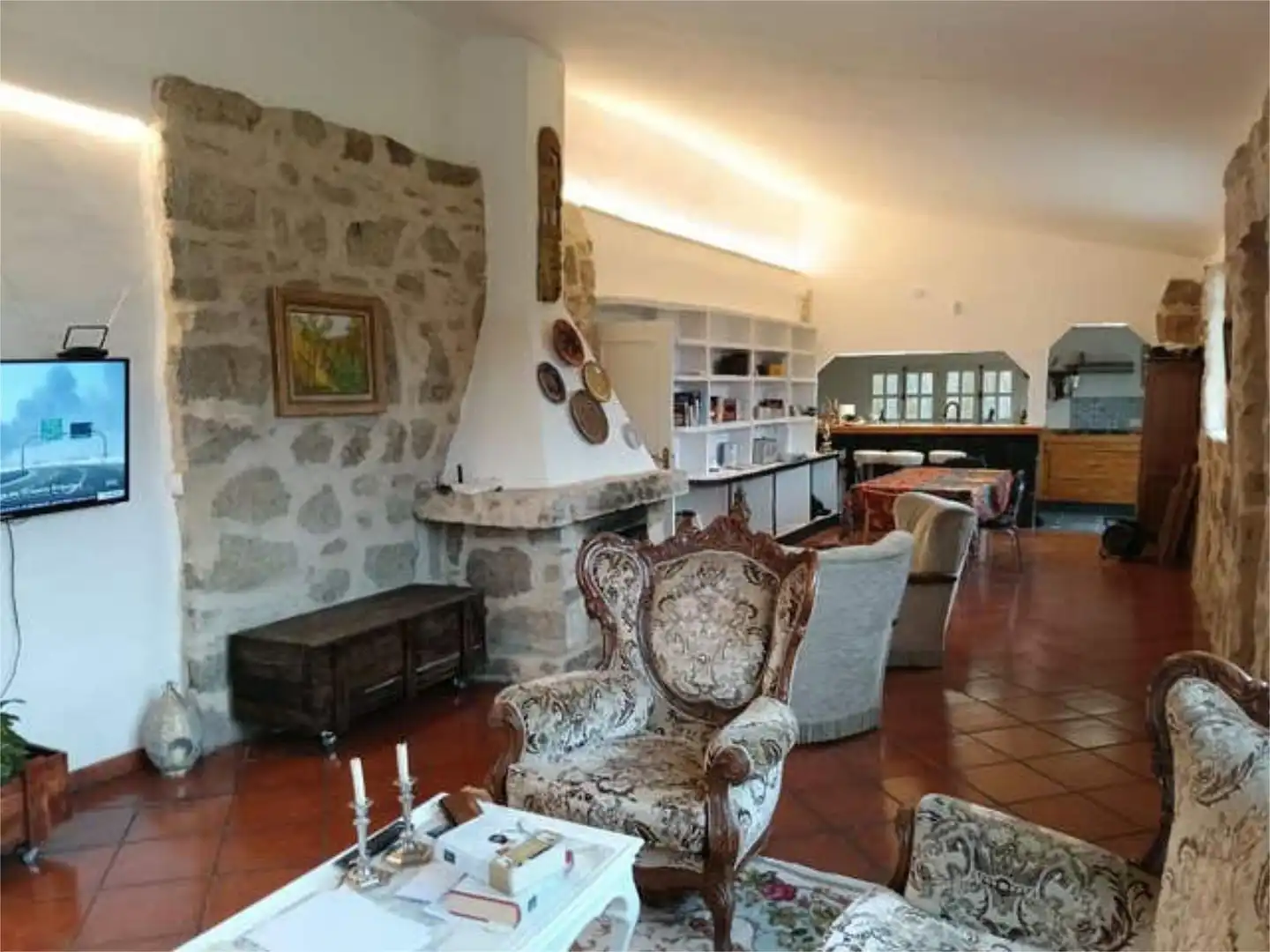 Sala d'estar de Casa o xalet de lloguer en Ourense Capital  amb Jardí privat