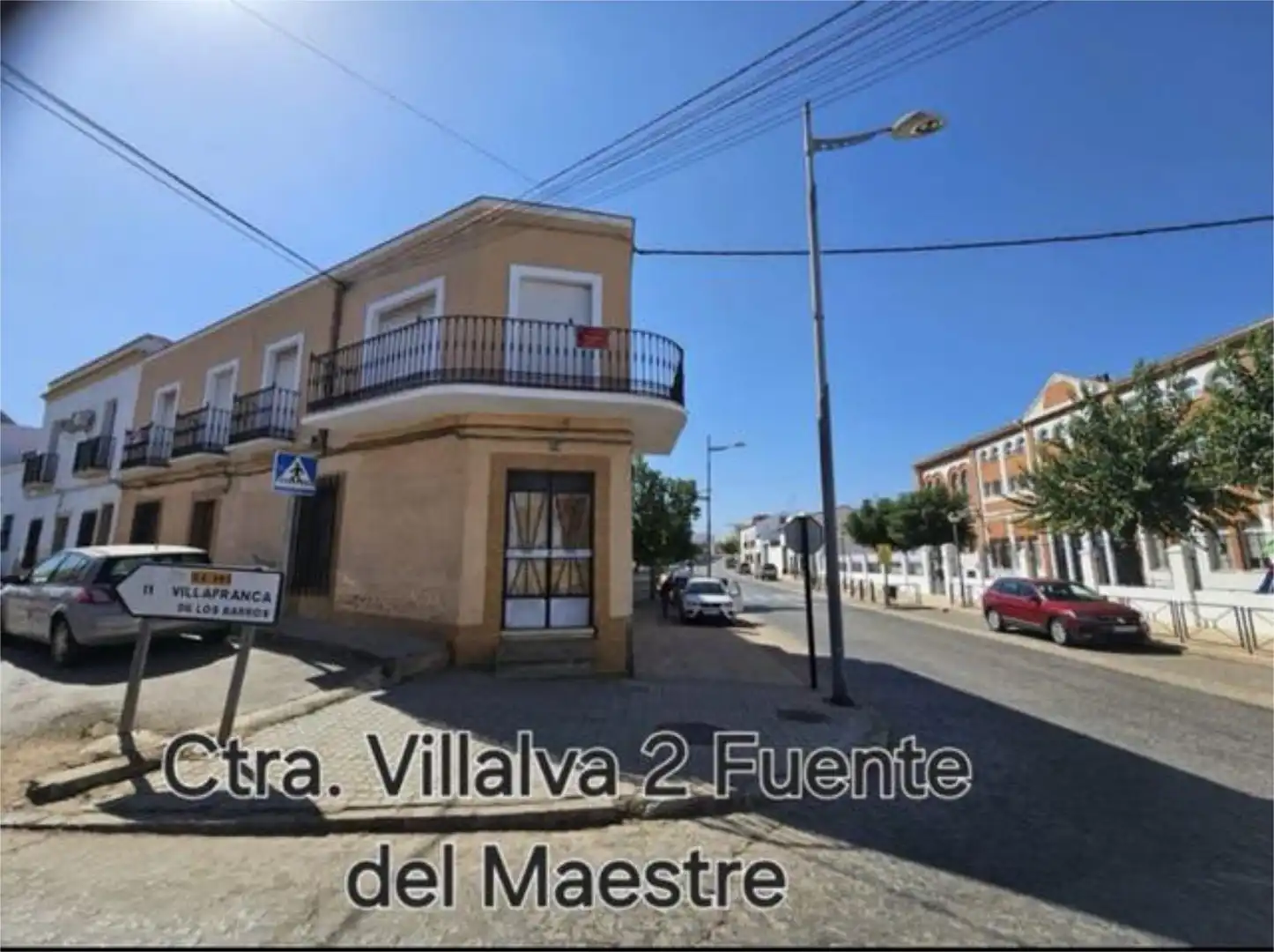 Vista exterior de Piso en venta en Fuente del Maestre con Terraza