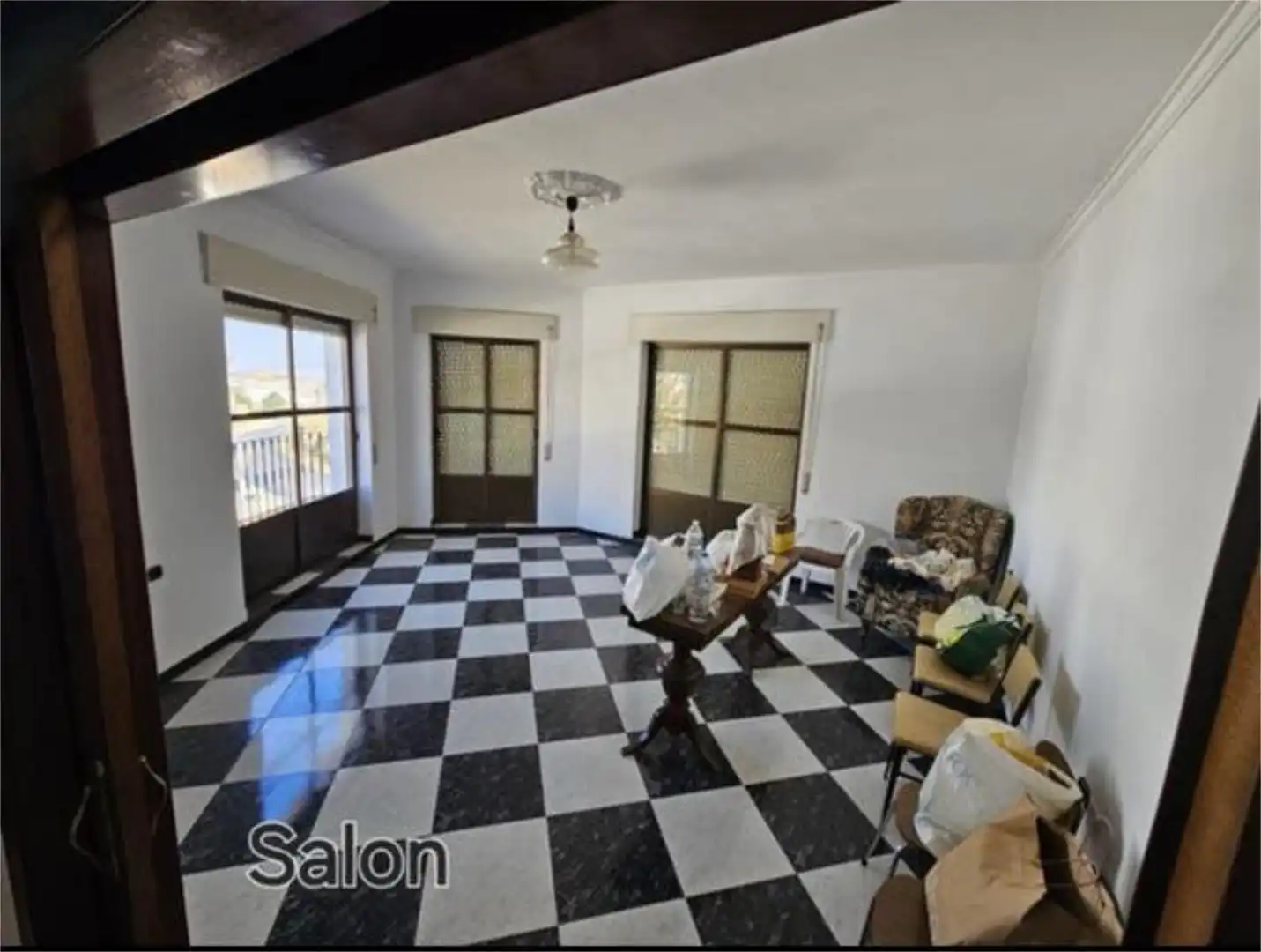 Sala de estar de Piso en venta en Fuente del Maestre con Terraza