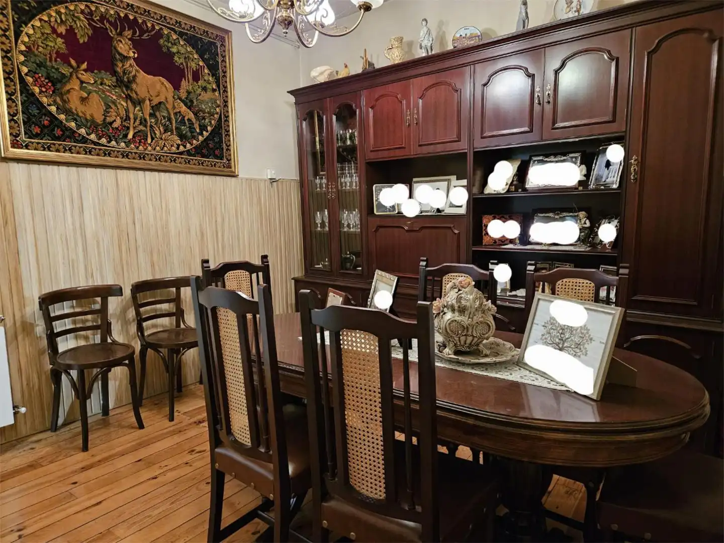 Finca rústica en venta en Calle Carretera, 7, Santa Colomba de Curueño Comedor de Finca rústica en venta en Santa Colomba de Curueño con Calefacción, Jardín privado y Amueblado