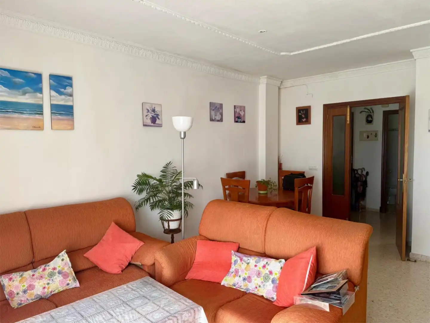 Living room of Flat for sale in Sanlúcar de Barrameda  with Air Conditioner and Balcony