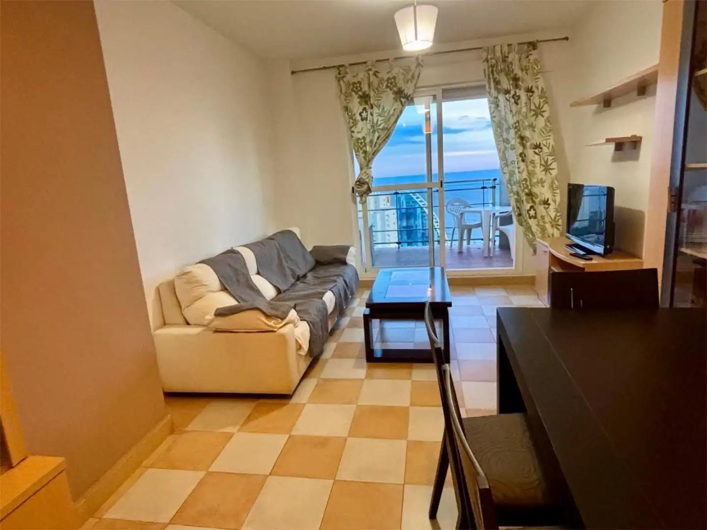 Living room of Flat for sale in Benidorm  with Air Conditioner, Terrace and Swimming Pool
