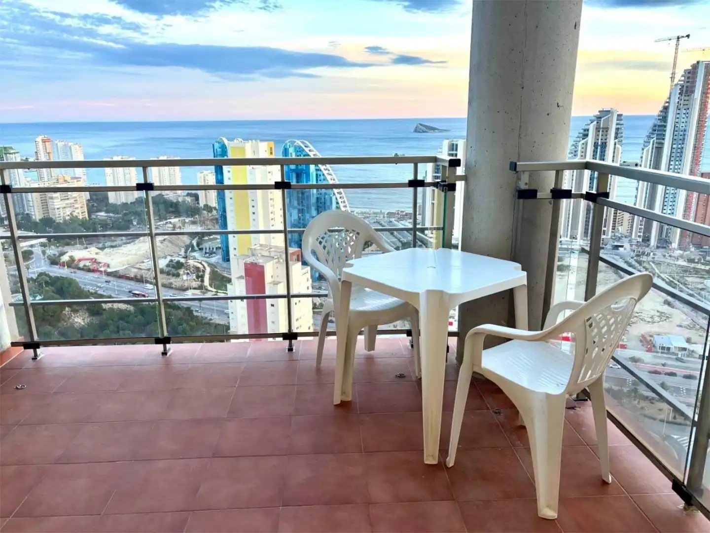 Balcony of Flat for sale in Benidorm  with Air Conditioner, Terrace and Swimming Pool