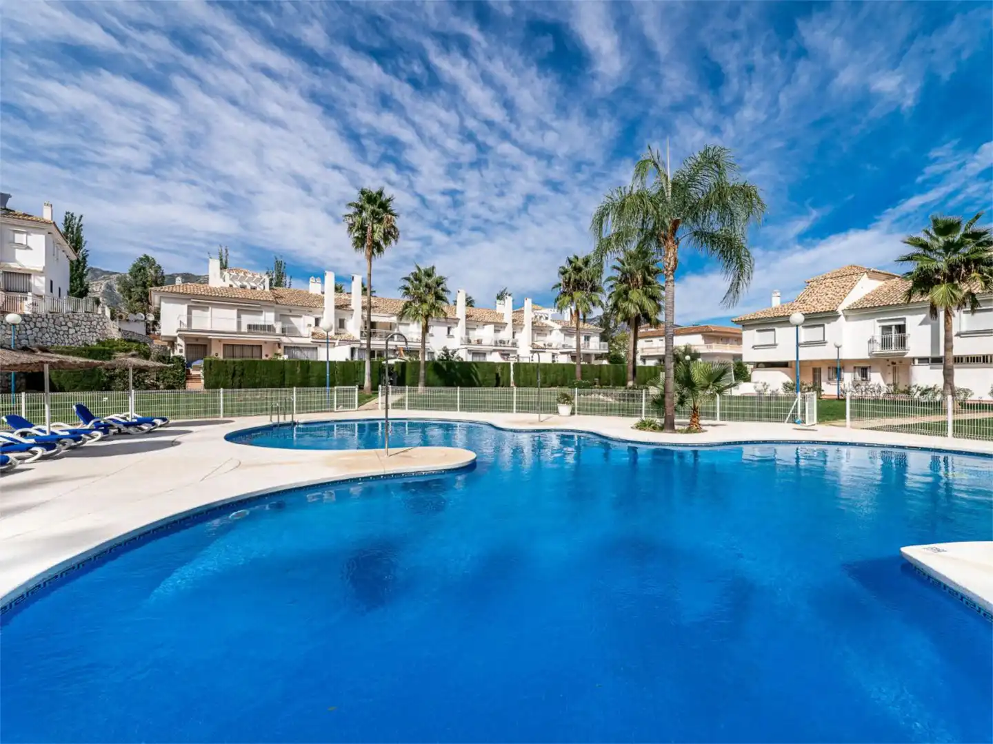 Exterior view of Detached homes for rent in Mijas  with Air Conditioner, Heating and Private garden