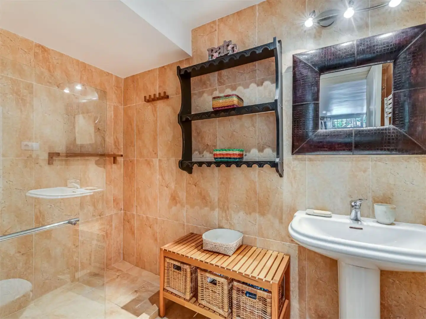 Bathroom of Detached homes for rent in Mijas  with Air Conditioner, Heating and Private garden