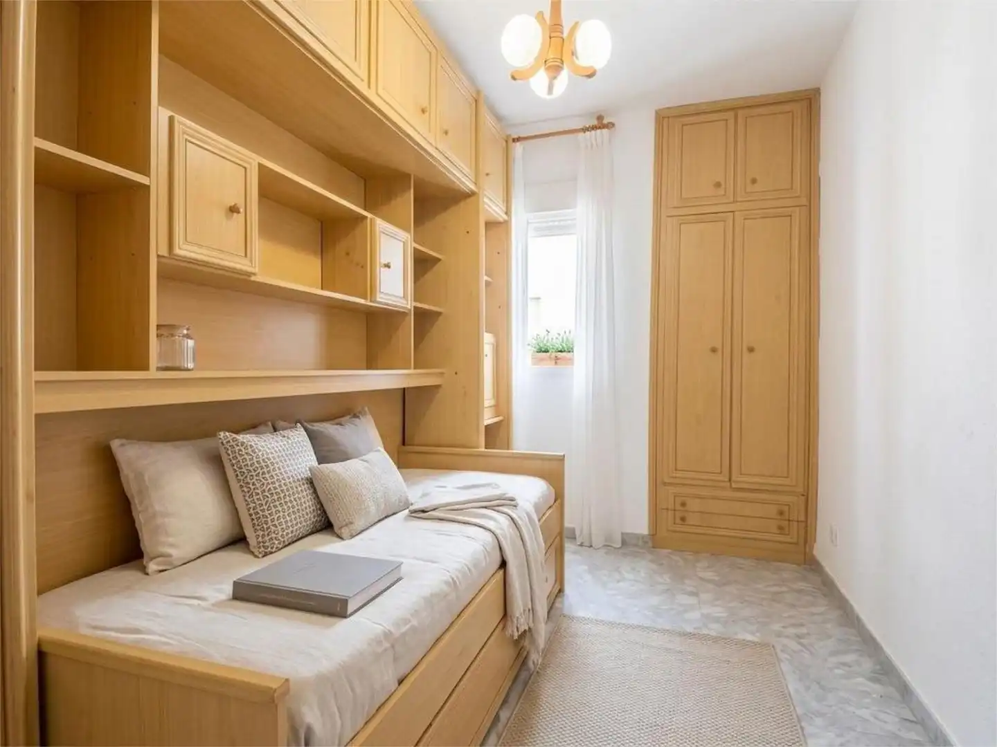 Wohnung zum Verkauf in San Isidro Schlafzimmer von Wohnung zum Verkauf in Getafe mit Klimaanlage, Terrasse und Balkon
