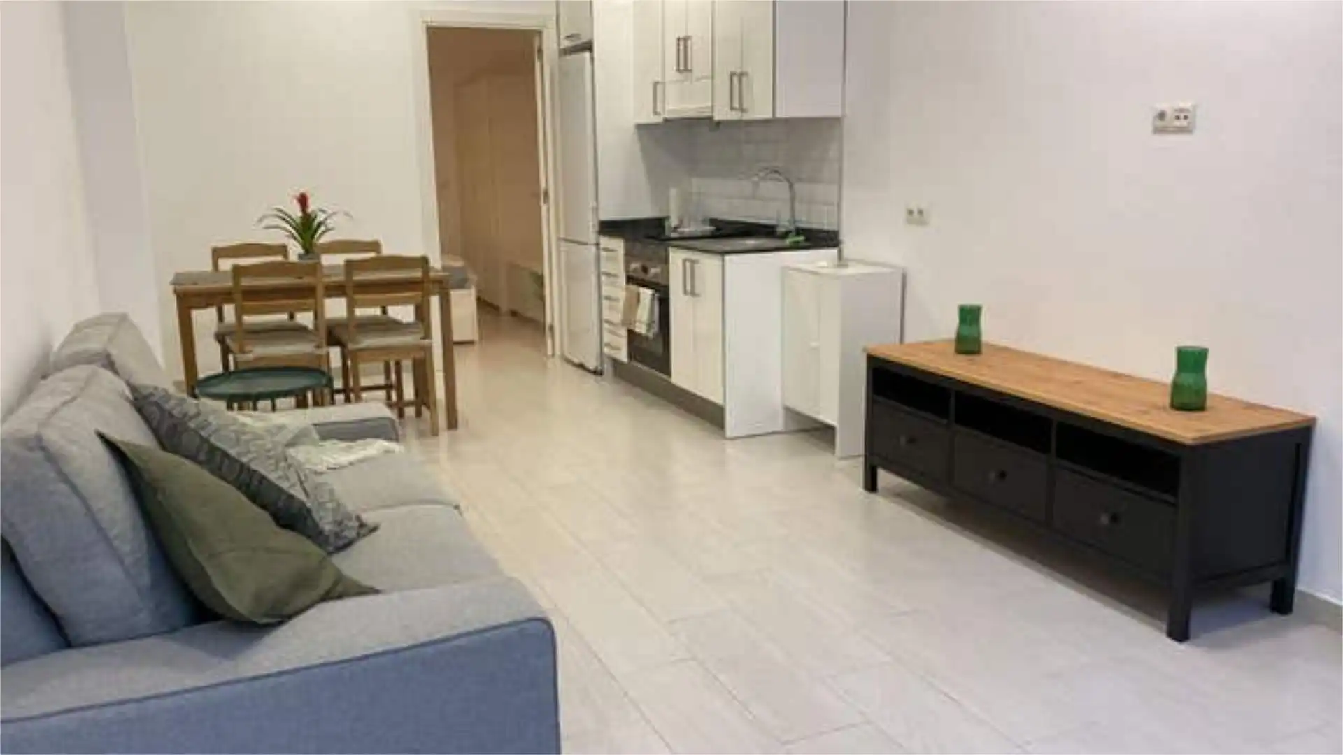 Kitchen of Apartments for rent in Benalmádena  with Furnished