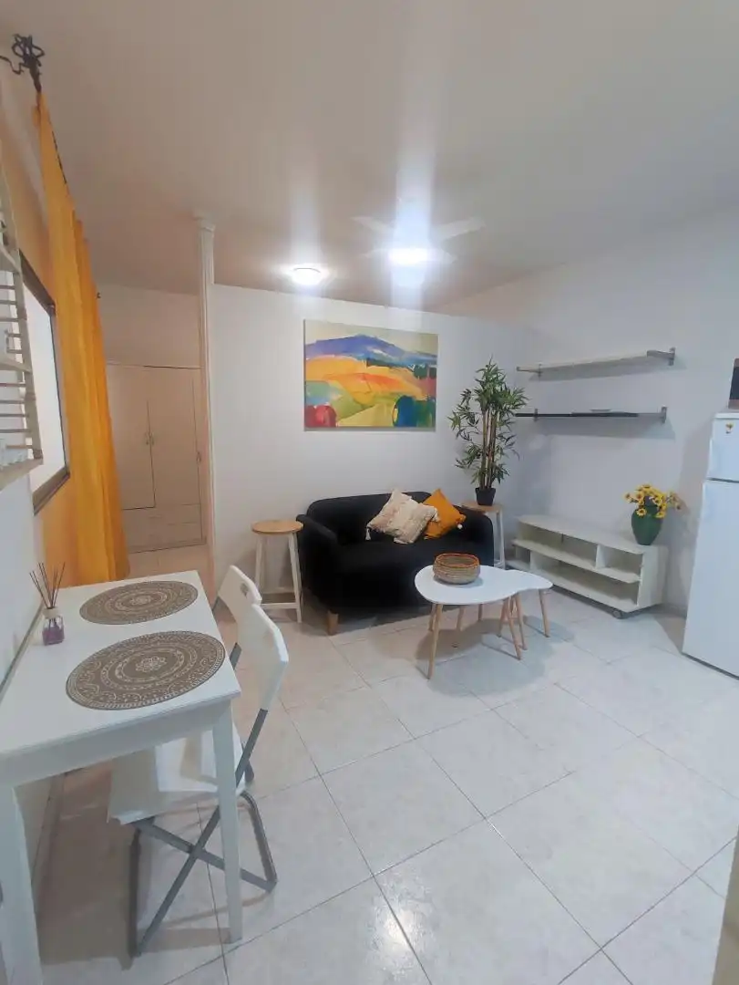 Sala de estar de Apartamento de alquiler en Las Palmas de Gran Canaria con Trastero y Amueblado