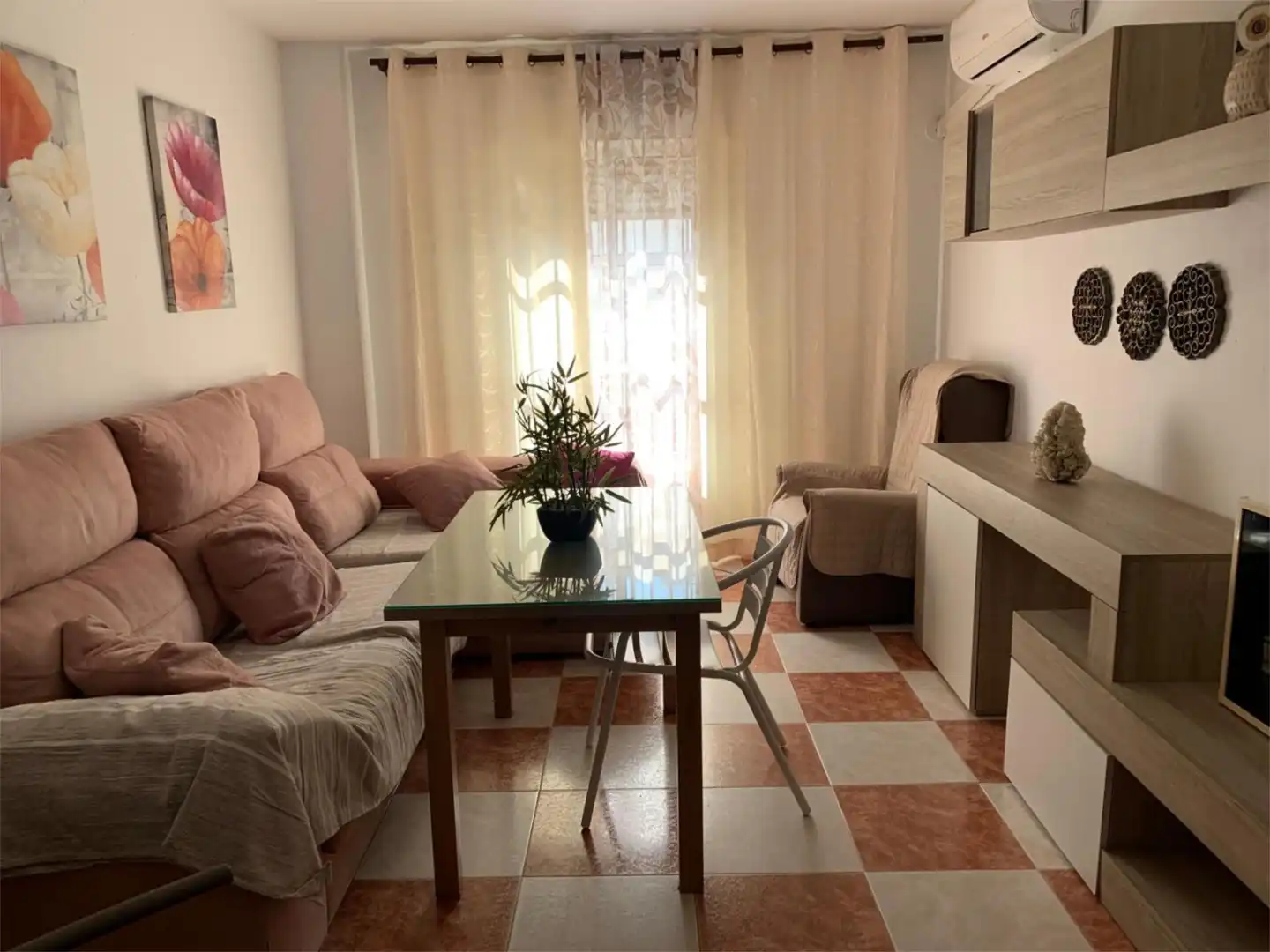 Living room of Flat for sale in Palos de la Frontera  with Air Conditioner, Terrace and Storage room