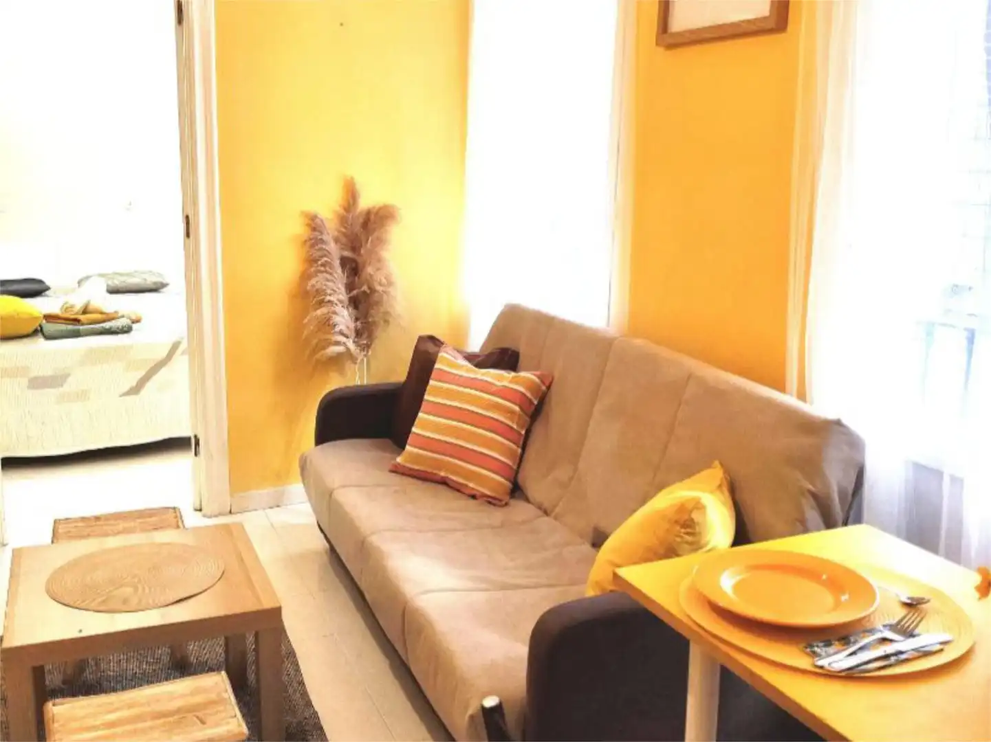 Wohnung zur Miete in Calle Príncipe, 11, Centro - Sagrario Wohnzimmer von Wohnung zur Miete in Granada Capital mit Klimaanlage und Balkon