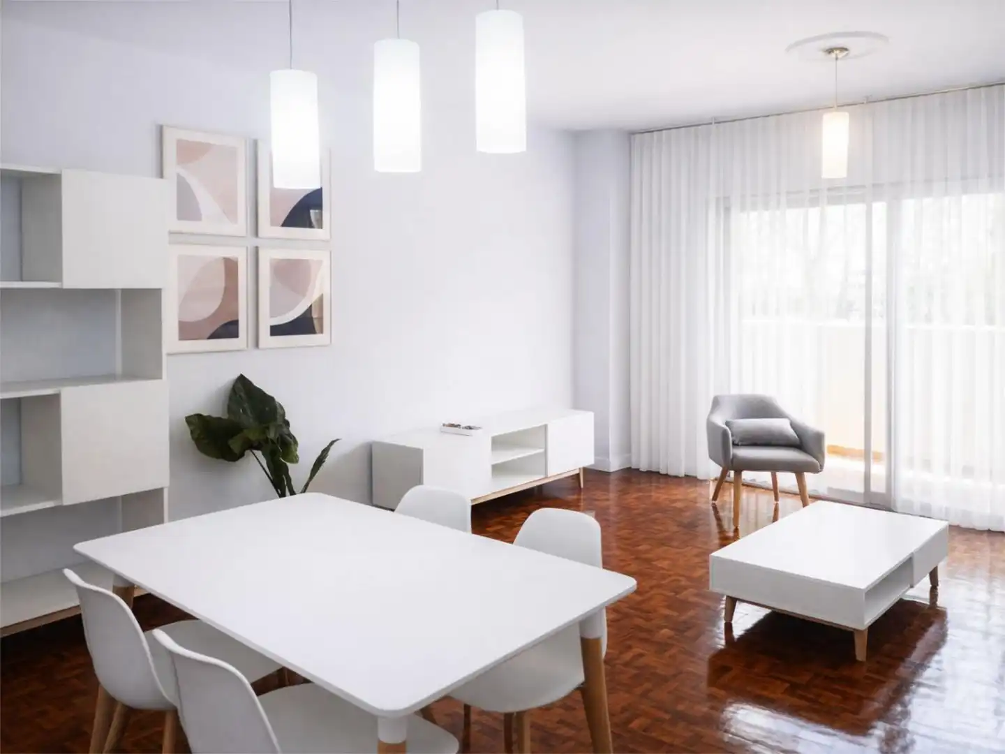 Flat for rent in Los Ángeles Living room of Flat for rent in Madrid Capital with Terrace