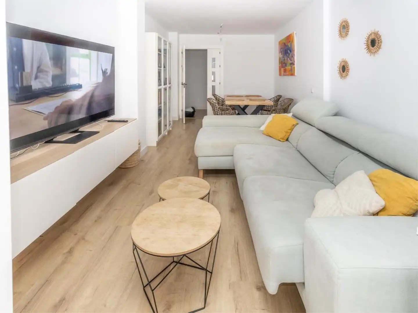 Wohnzimmer von Wohnung zum Verkauf in San Fernando mit Klimaanlage und Terrasse