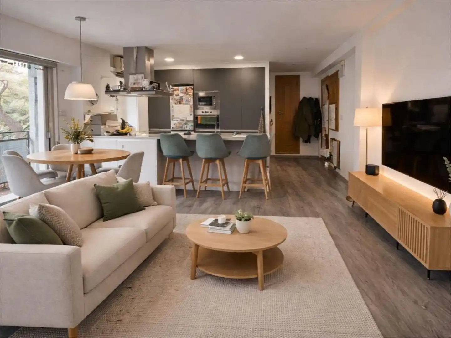 Sala de estar de Piso en venta en Meliana con Aire acondicionado, Trastero y Amueblado