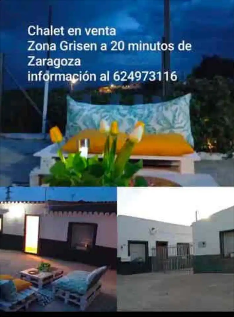 Terraza de Casa o chalet en venta en Grisén con Jardín privado, Terraza y Trastero