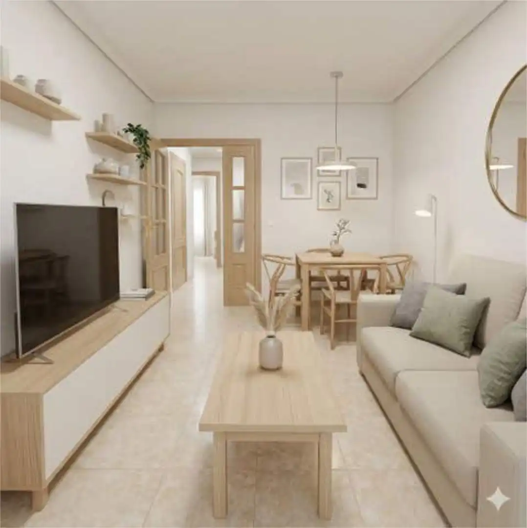 Wohnzimmer von Wohnung zur Miete in Ciempozuelos mit Heizung, Terrasse und Haustiere erlaubt