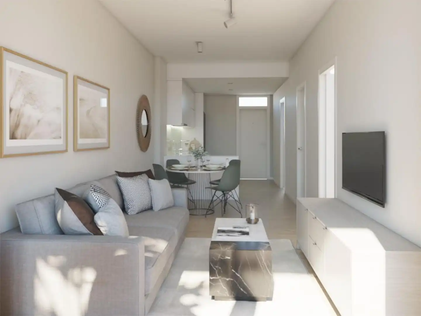 Living room of Flat for sale in Fuengirola  with Air Conditioner, Heating and Balcony