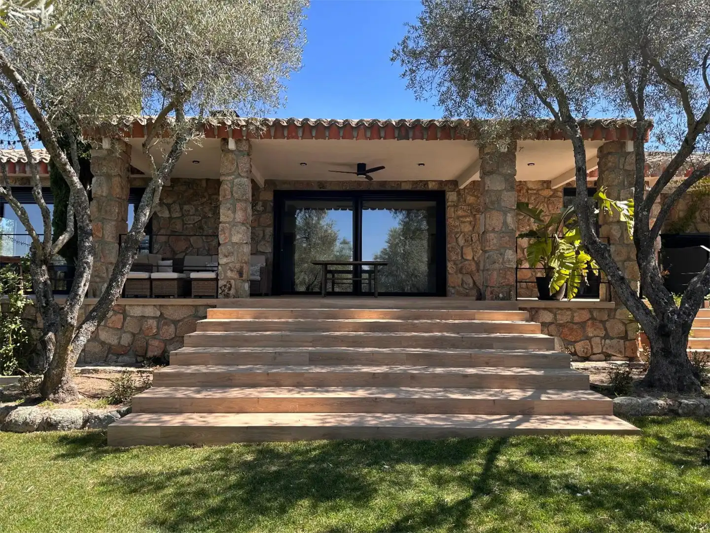 Terraza de Finca rústica en venta en Valdemorillo con Aire acondicionado, Terraza y Piscina