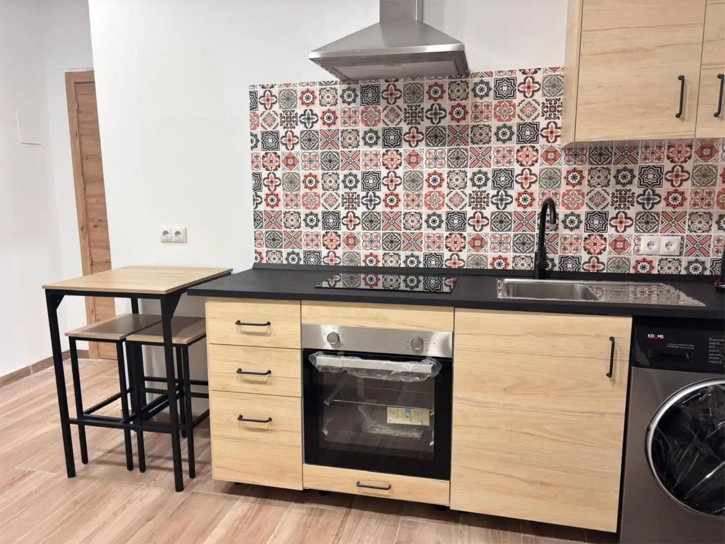 Cuina de Loft de lloguer en San Martín de la Vega amb Aire condicionat, Calefacció i Moblat