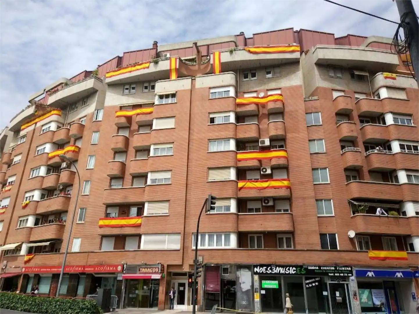 Exterior view of Flat for rent in  Logroño  with Heating, Parquet flooring and Terrace