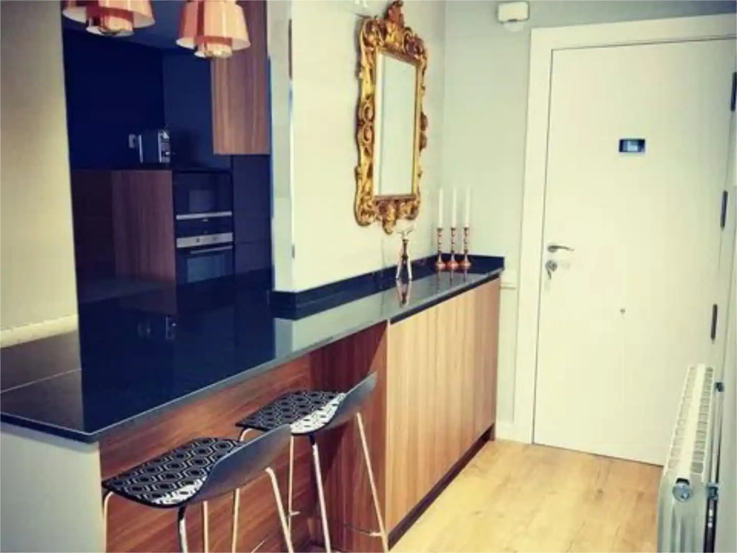 Kitchen of Flat for rent in  Logroño  with Heating, Parquet flooring and Terrace