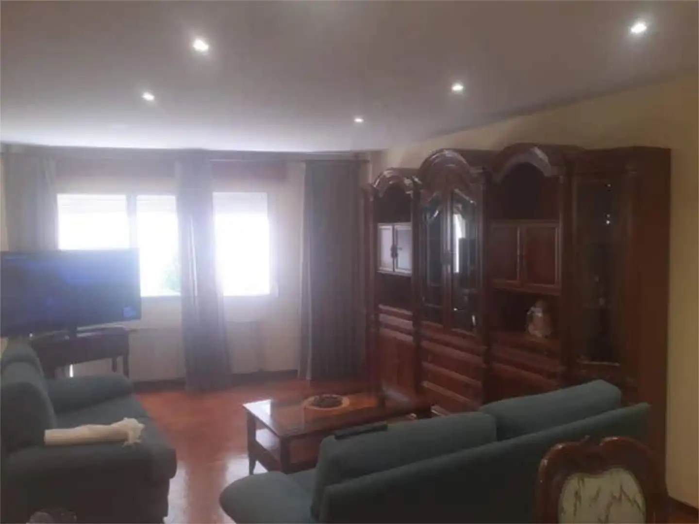 Living room of Flat for rent in Pontevedra Capital   with Heating, Terrace and Furnished