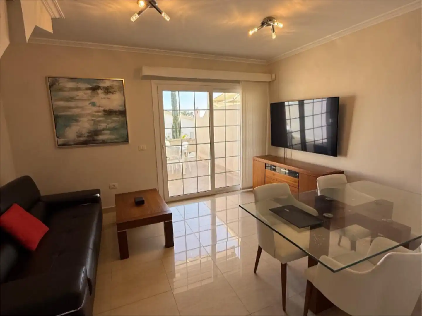 Maisonette zum Verkauf in Calle la Laja, 20, Callao Salvaje - Playa Paraíso Wohnzimmer von Maisonette zum Verkauf in Adeje mit Klimaanlage, Terrasse und Abstellraum