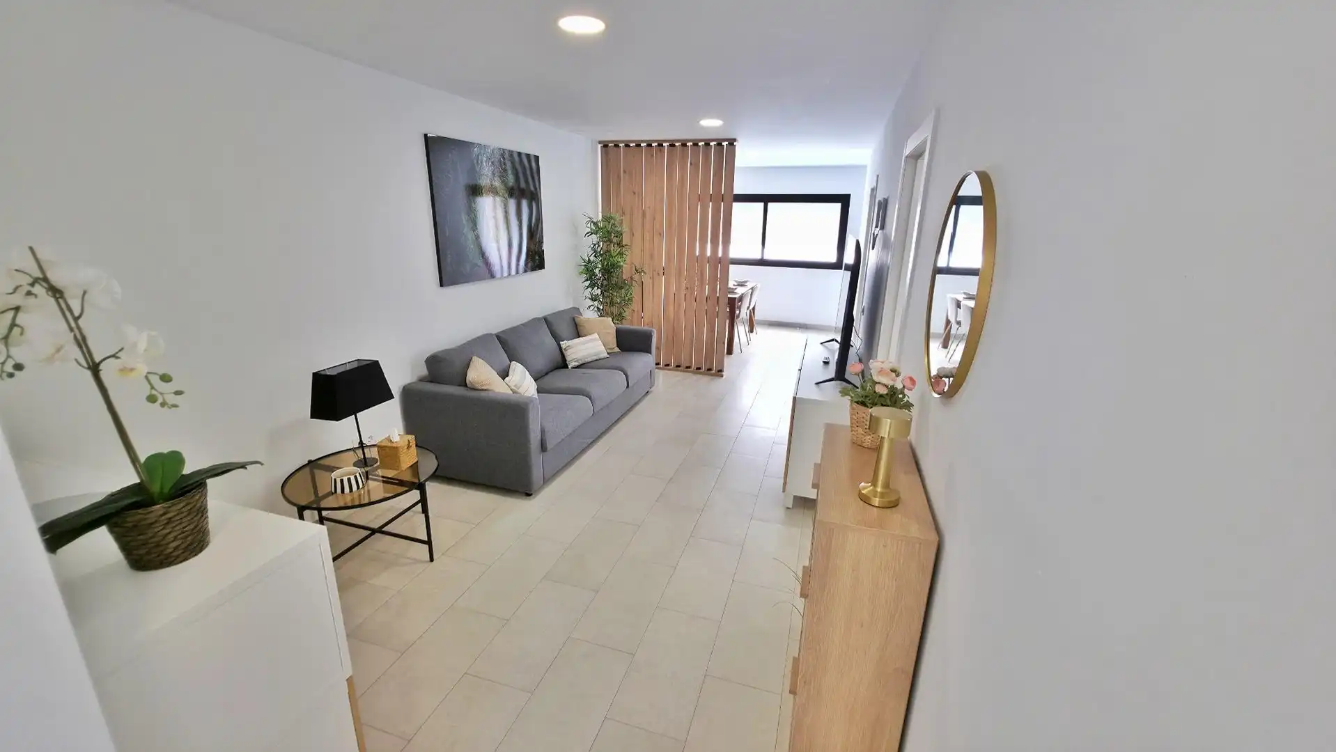 Sala de estar de Piso de alquiler en Telde con Terraza, Amueblado y Lavadora