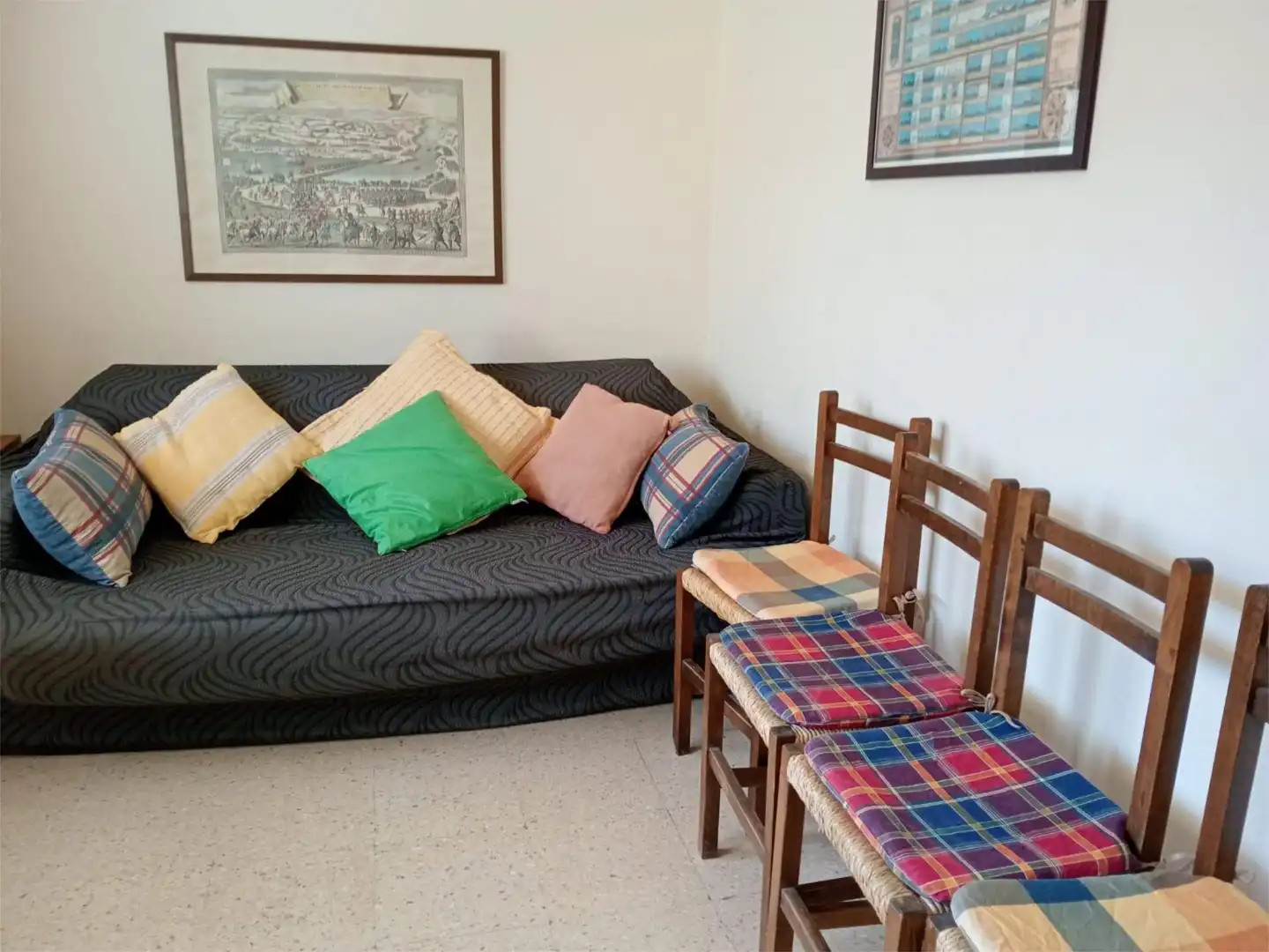 Apartament en venda a Avenida Luis Rocafort, 53, Sanxenxo pueblo Sala d'estar de Apartament en venda en Sanxenxo amb Piscina i Balcó