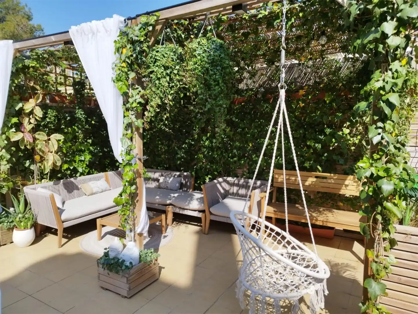 Wohnung zum Verkauf in Carrer del Comte de Llar, 13, La Canonja Terrasse von Wohnung zum Verkauf in La Canonja mit Klimaanlage und Terrasse