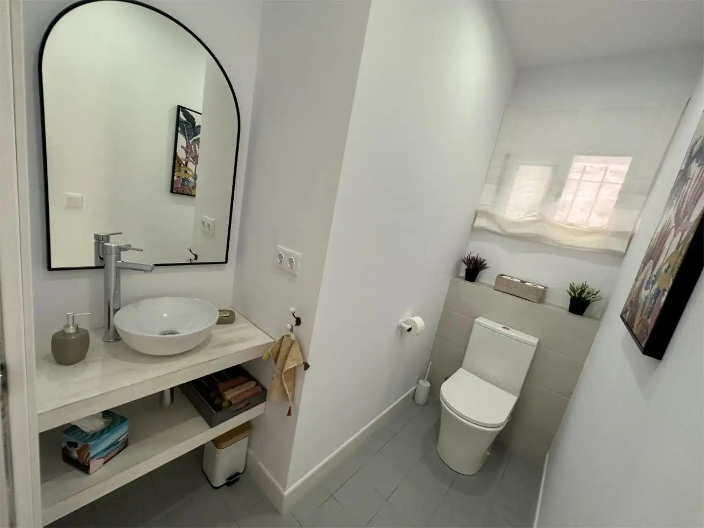 Houses for rent in Calle Castella, 5, Pueblo Español - Coveta Fumá Bathroom of Houses for rent in El Campello with Air Conditioner, Private garden and Terrace