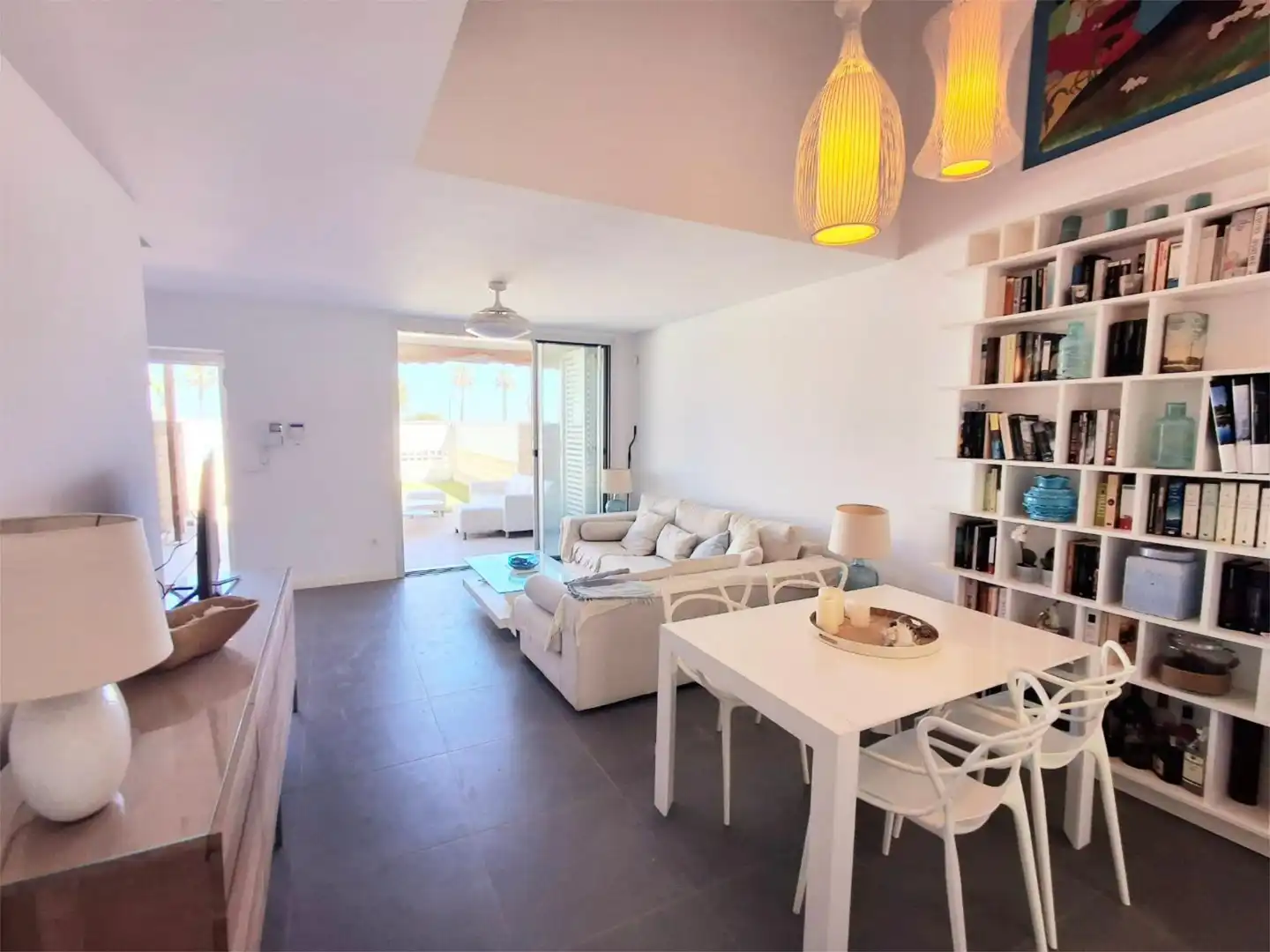 Casa adosada en venta en Calle Catamarán, 245, El Mojón Sala de estar de Casa adosada en venta en Pilar de la Horadada con Aire acondicionado, Terraza y Balcón