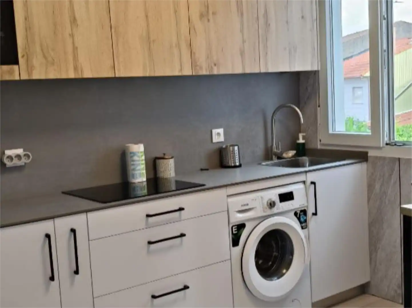 Küche von Wohnung zum Verkauf in Vilagarcía de Arousa