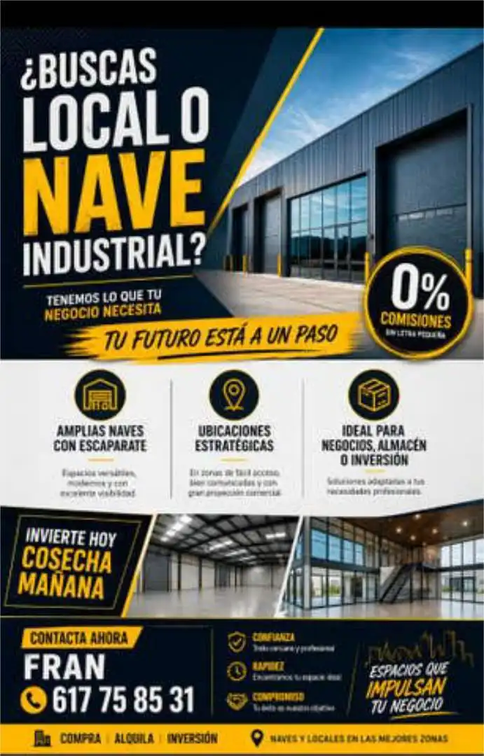 Vista exterior de Nave industrial de alquiler en Alcantarilla