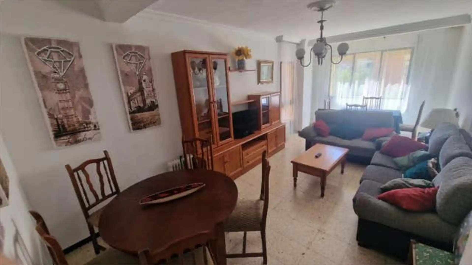 Wohnzimmer von Wohnung zur Miete in Badajoz Capital mit Terrasse