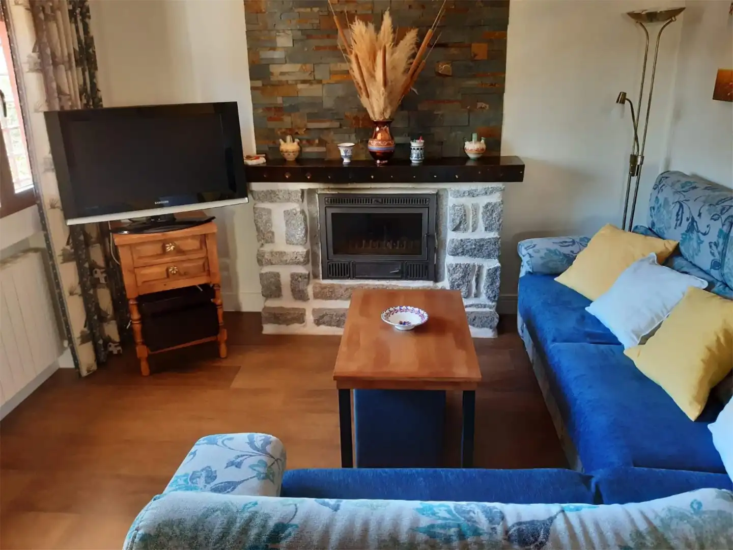 Sala de estar de Casa o chalet en venta en Aldea del Fresno con Aire acondicionado y Terraza