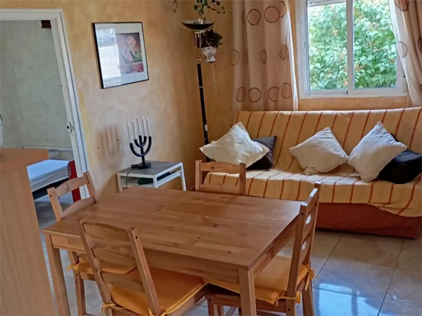 Piso en venta en Carretera Madrid, 8, Villardefrades Comedor de Piso en venta en Villardefrades con Jardín privado