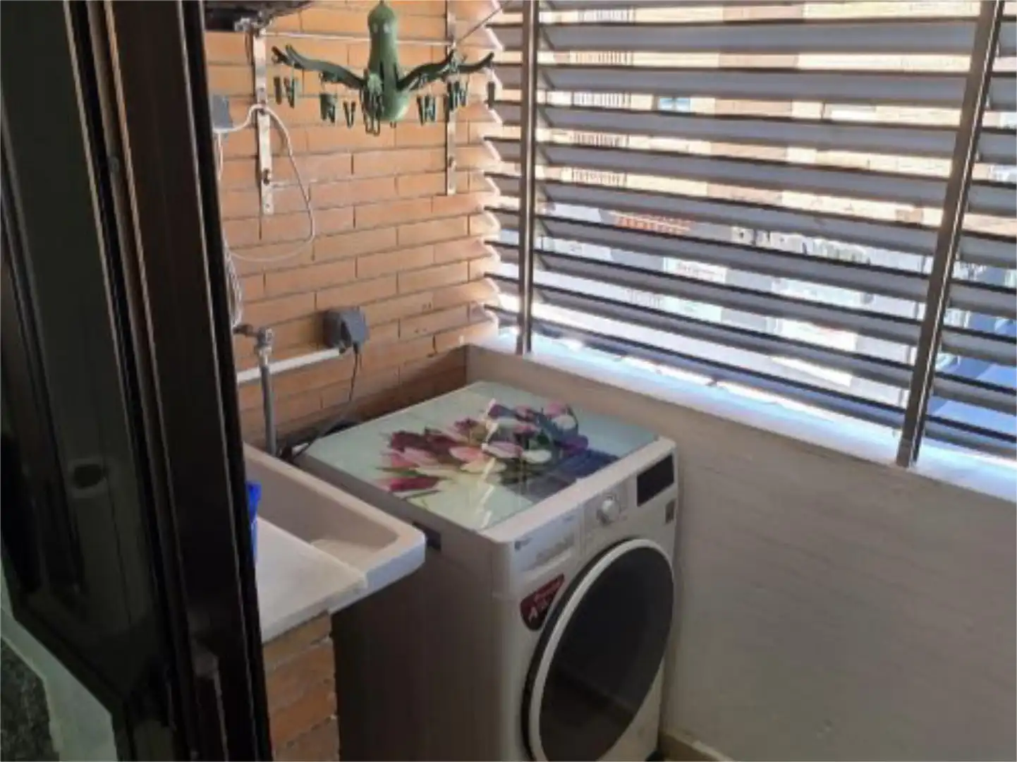 Balcony of Flat for share in Almería  with Air Conditioner, Heating and Furnished