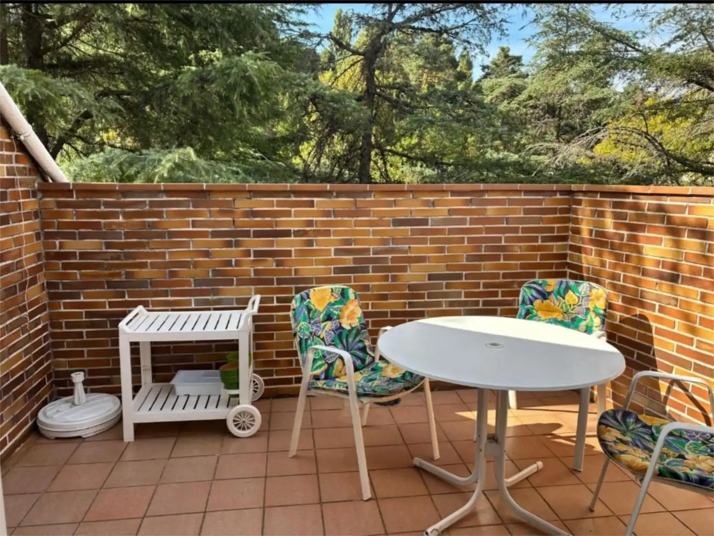 Terrasse von Wohnung zum Verkauf in El Espinar mit Terrasse, Abstellraum und Möbliert