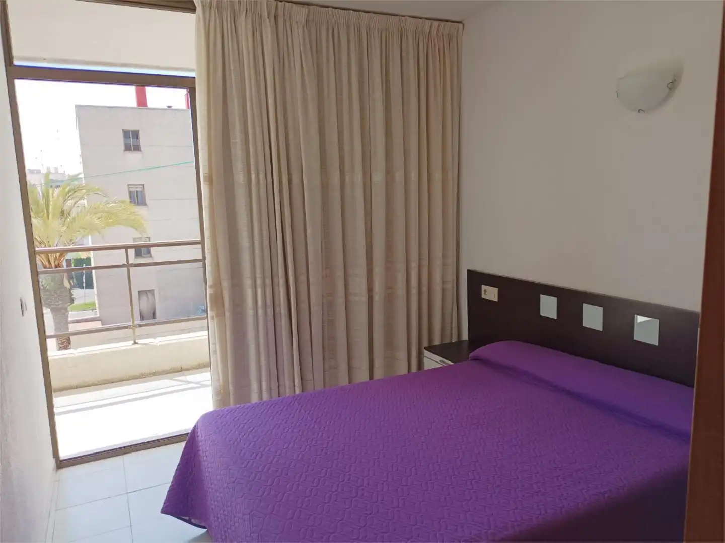 Schlafzimmer von Wohnung zur Miete in Calella mit Schwimmbad, Möbliert und Balkon