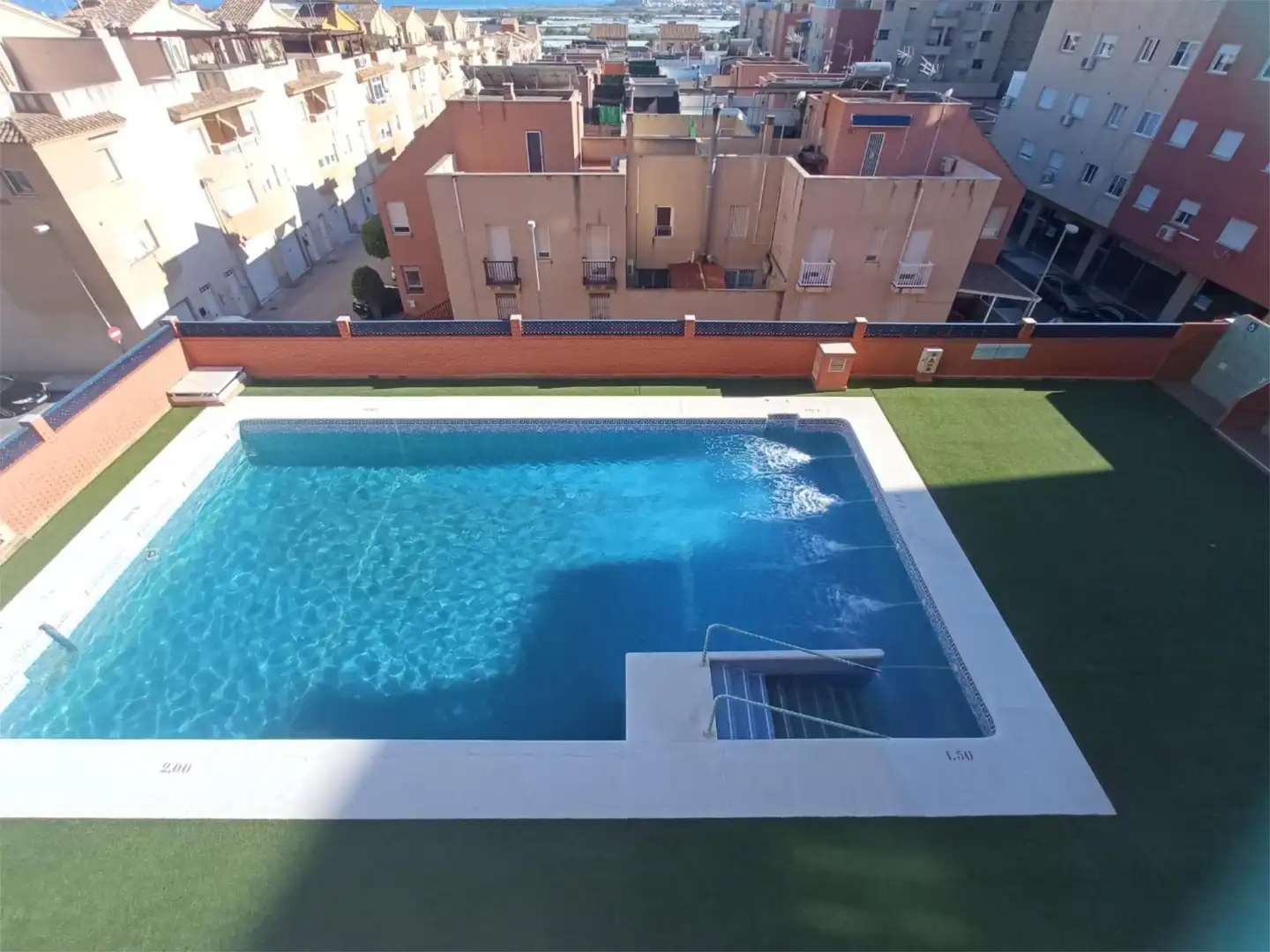 Piscina de Piso en venta en Roquetas de Mar con Aire acondicionado, Calefacción y Terraza